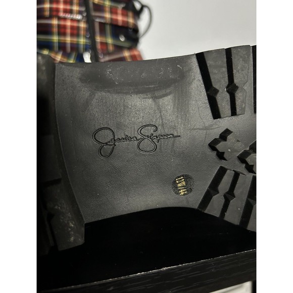 Jessica Simpson Kerina Lace-Up Boot - Plaid (12W) 766968 - Picture 5 of 6